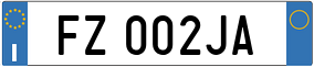 Truck License Plate